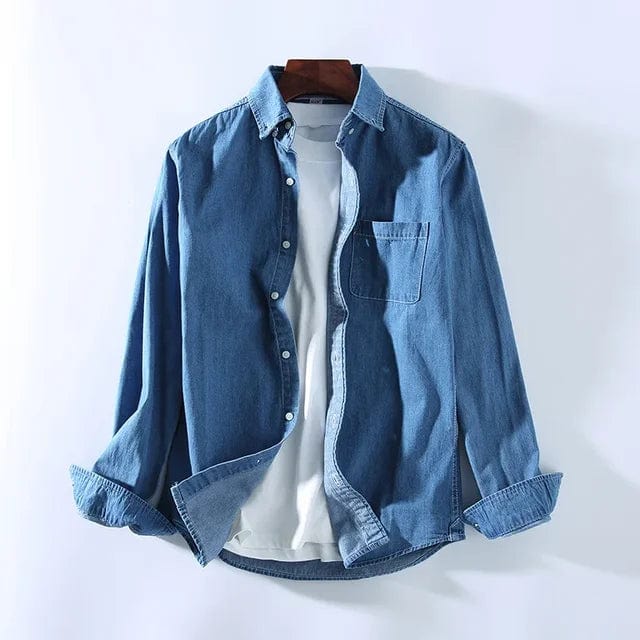 Ethan Denim Button-Up