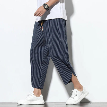 Tyler - Linen Cropped Pants