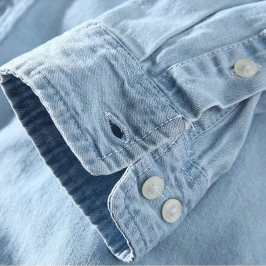 Ethan Denim Button-Up