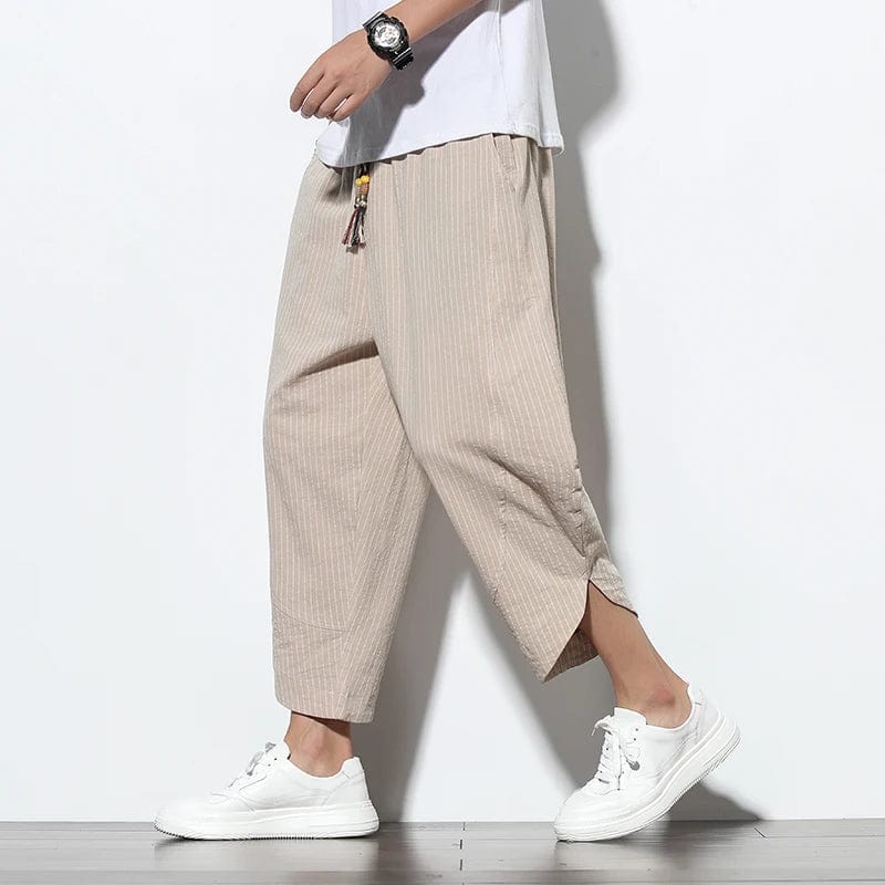 Tyler - Linen Cropped Pants